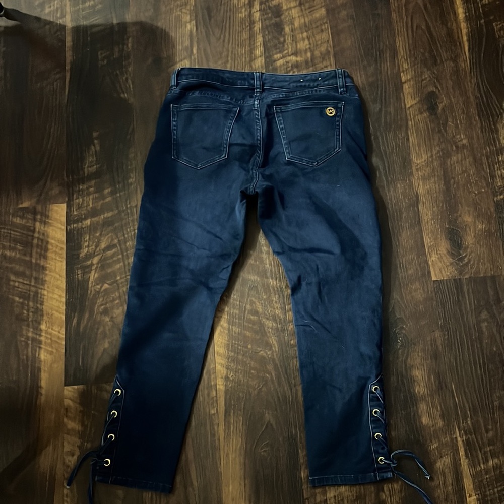 Michael Kors Women's Navy Jeans - Picture 3 of 5